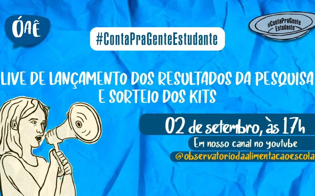 ÓAÊ promove evento para divulgar resultados da pesquisa #ContaPraGenteEstudante
